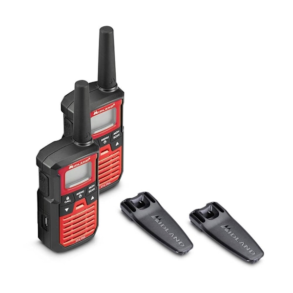 MIDLAND Walkie Talkie XT10 Pro Sort/Rød