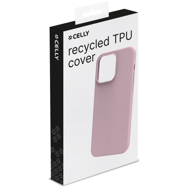 Celly Planet Soft TPU-Cover GRS 100% återvunnen TPU iPhone 15 Ro Rosa