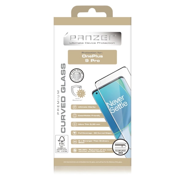 panzer OnePlus 9 Pro AR, Buet glas Transparent