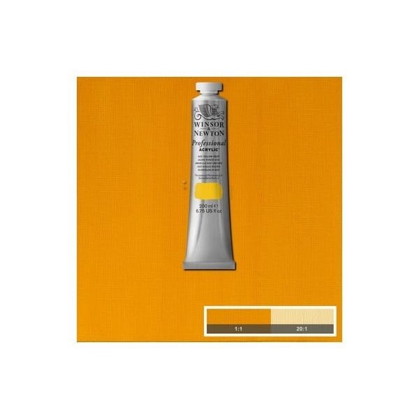 WINSOR Proff. acrylic 200ml azo yellow deep 039