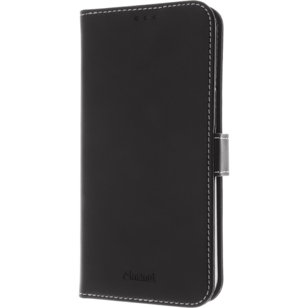Insmat Exclusive Flip Case -lompakkokotelo, iPhone 15 Pro Max, musta Svart