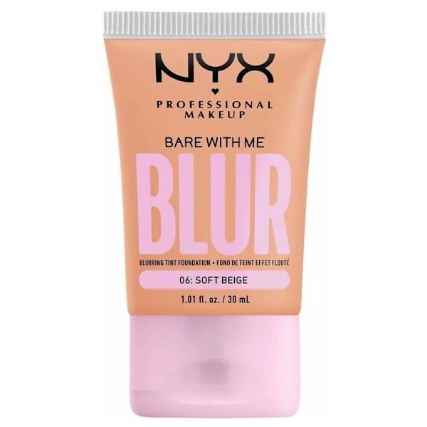 NYX PROF. MAKEUP Bare With Me Blur Tint Foundation 30ml 06 Soft Beige