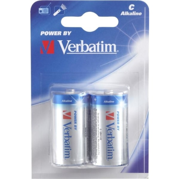 Verbatim paristot, C(LR14), 2x Alkaline, 1,5 V