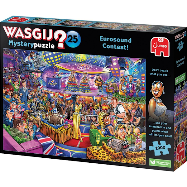 Wasgij Mystery 25, Eurosong-tävling - pussel, 1000 bitar