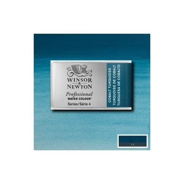 WINSOR Watercolour proff pan Cob Turquoise 190