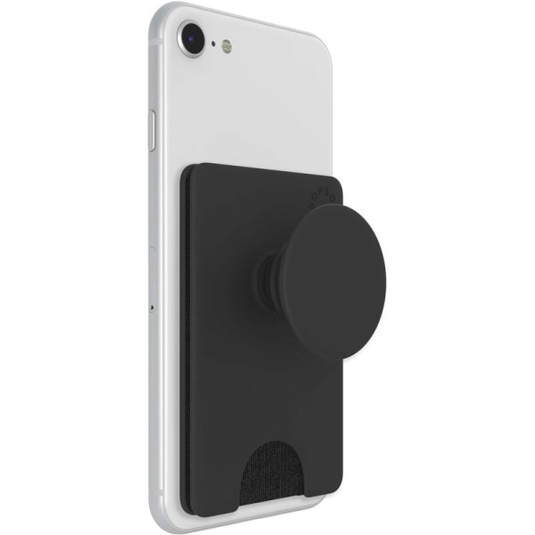 POPSOCKETS Wallet Black Irroitettava Puhelin Lompakko PopWallet+