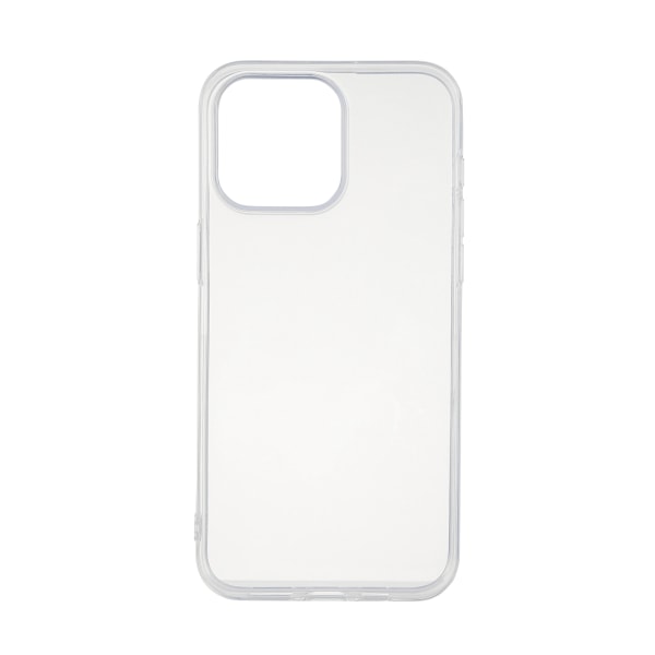 Essentials iPhone 15 Pro Max recycled TPU back cover, transparent Transparent