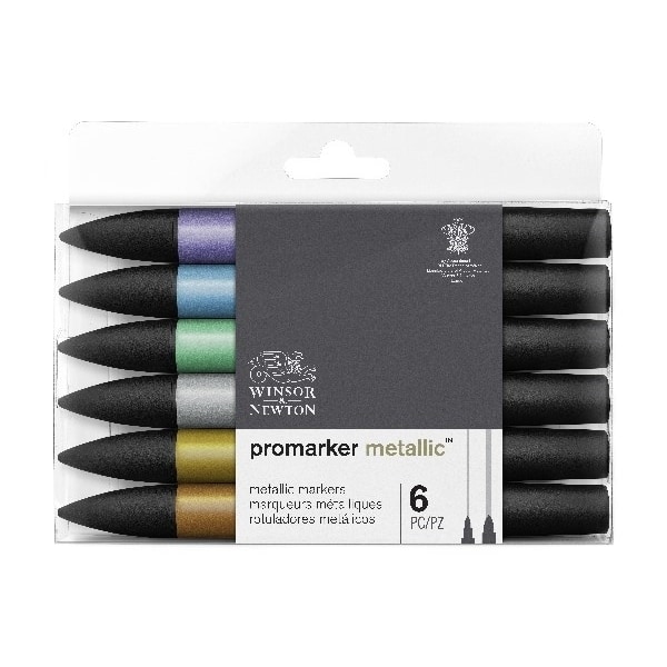 WINSOR Promarker Metallicmarker set 6pcs