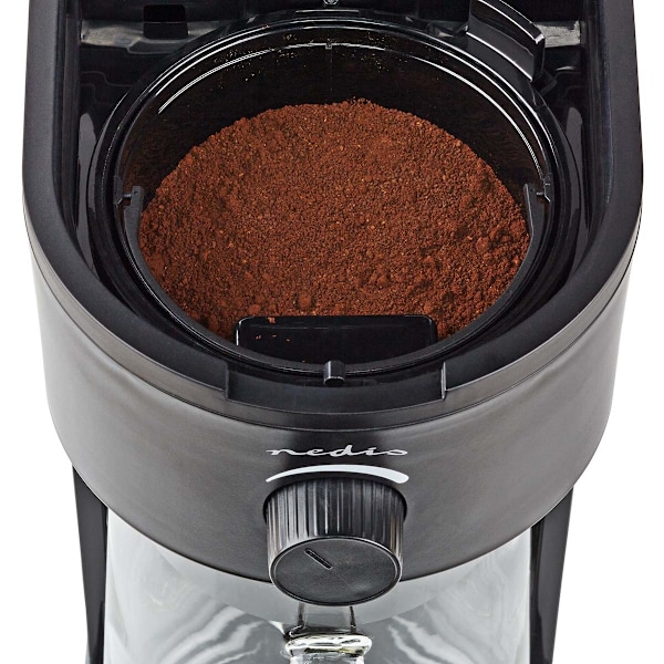 Nedis Jääkahvin & Jääteen Keitin | Kahvisuodatin | 2.5 l | 6 Kupit | Musta
