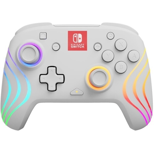 PDP Gaming Afterglow Wave Wireless Controller - trådlös spelkontroll, vit, Switch