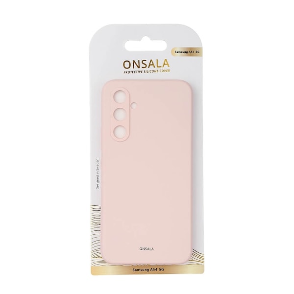 ONSALA Backcover Silicone Samsung Galaxy A54 5G Chalk Pink Rosa