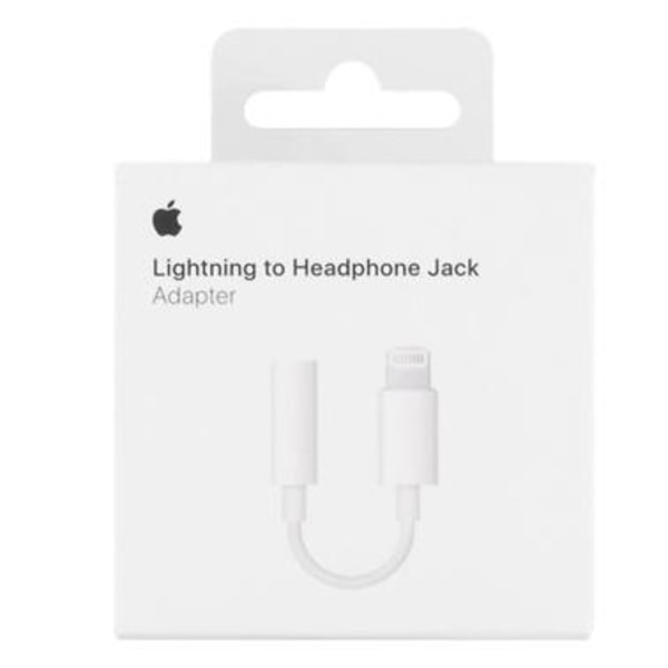 Apple Lightning till 3,5 mm-adapter för hörlurar (MMX62), Bulk