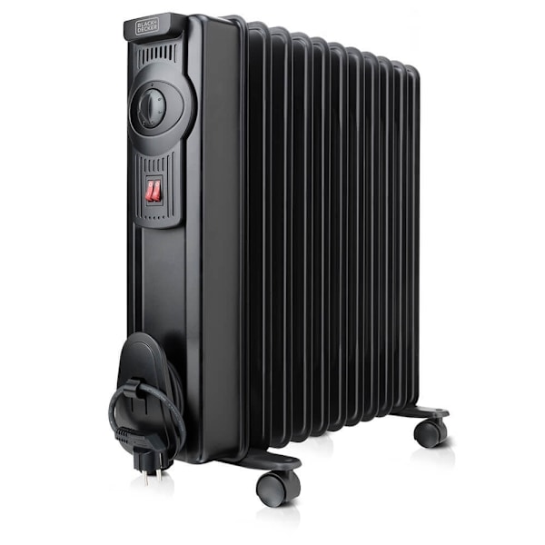 BLACK+DECKER Olieradiator 2300W Sort