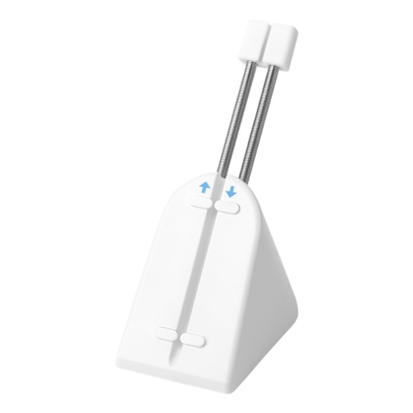 WHITE LINE WA85 Mouse Bungee, White/Silver