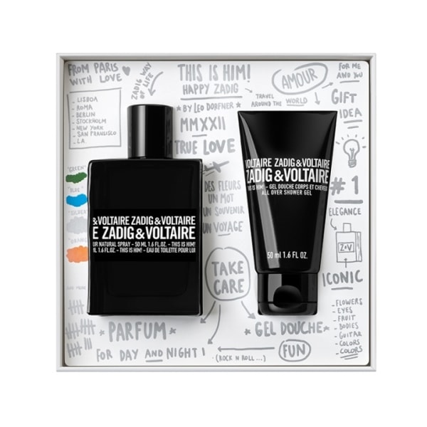 Zadig & Voltaire Giftset Zadig & Voltaire This Is Him Edt 50ml +