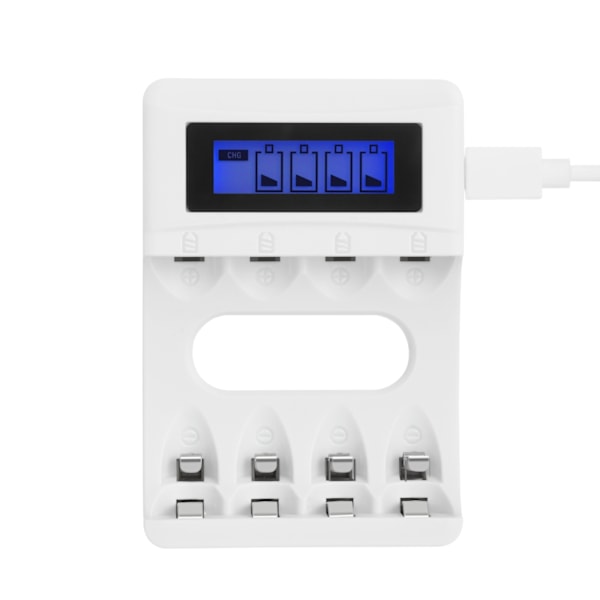DELTACO Ultimate Ni-Mh USB charger with 4 x AA batteries