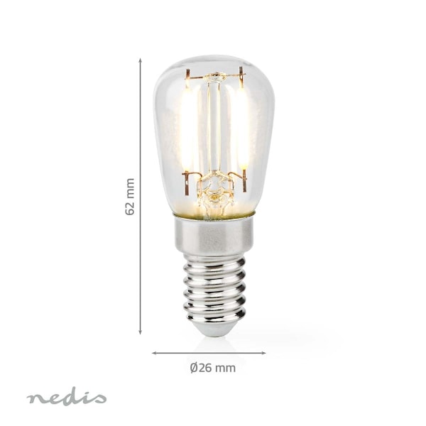 Nedis Kylskåp Lampa | LED | E14 | 2 W | T26