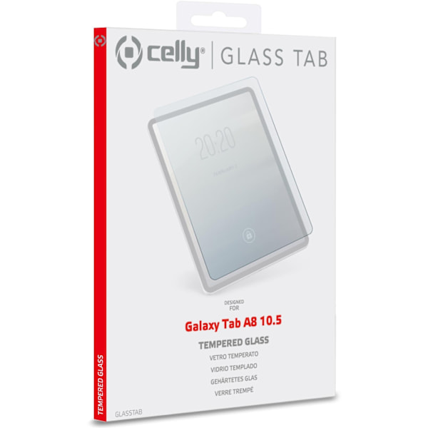 Celly Skærmbeskytter Hærdet glas Galaxy Tab A8 10,5 Transparent