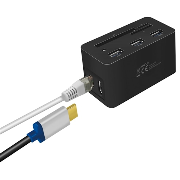 LogiLink PC-/Mac-minidocka HDMI, USB-C,