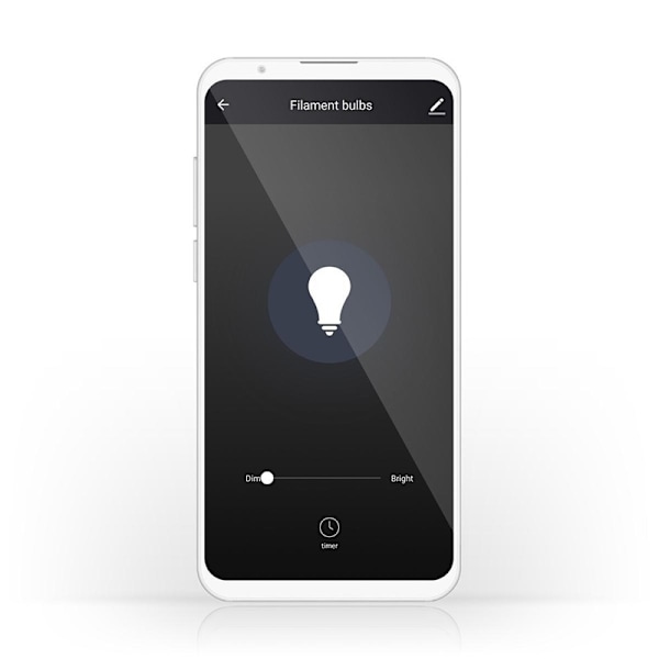 Nedis SmartLife LED Glødepære | Wi-Fi | E27 | 500 lm | 5 W | Varm Hvid | 2700 K | Glas | Android™ / IOS | ST64 | 1 stk