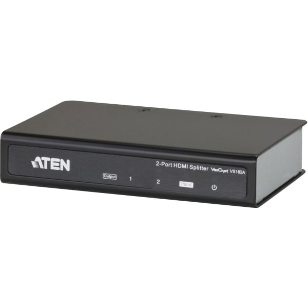 ATEN 2-ports HDMI-splitter for at dele billedet op til 2 skærme, 4k,