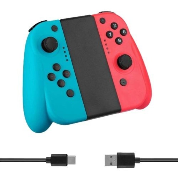Gamepad för Nintendo Switch, Röd/Blå