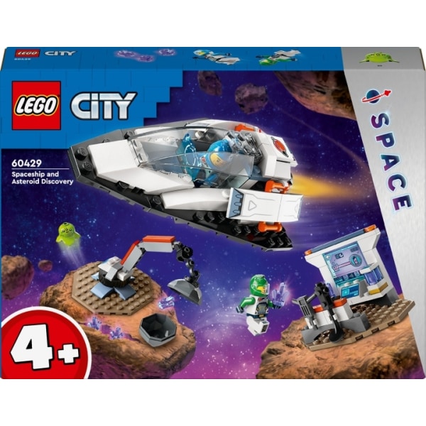 LEGO City Space 60429 - Opdagelse af rumskib og asteroide