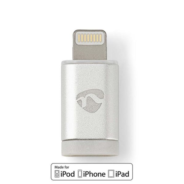 Nedis Lightning Adapter | Apple Lightning, 8-stifts | USB Micro-