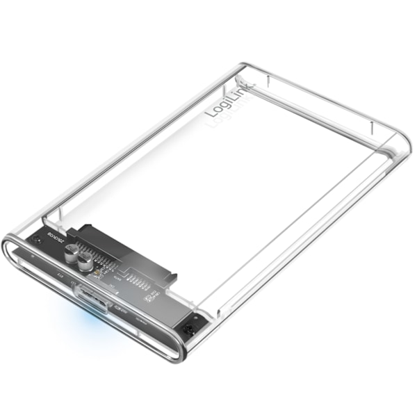 LogiLink Harddisk kabinet 2,5\" SATA USB 3.0 Skruvlöst design Trans