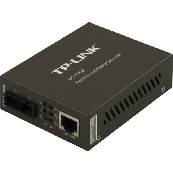 TP-LINK, Fiber SC singlemode - TP(RJ45), 10/100 Mbps, 20 km