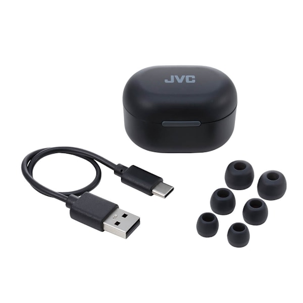 JVC Headphone In-Ear True Wireless Black ANC HA-A30T-B-U Svart