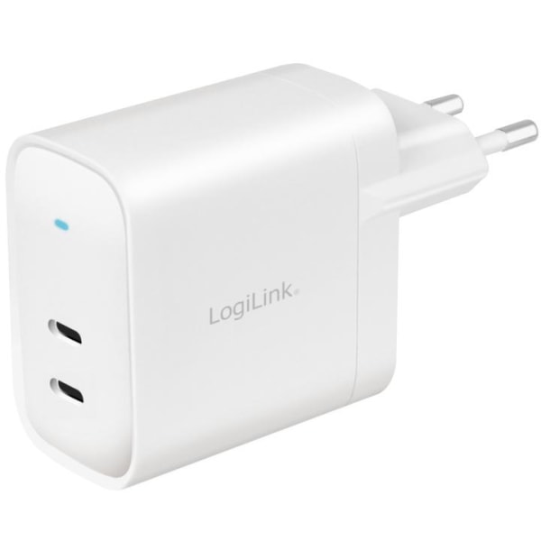 LogiLink USB-laddare 2 x USB-C PD 65W G