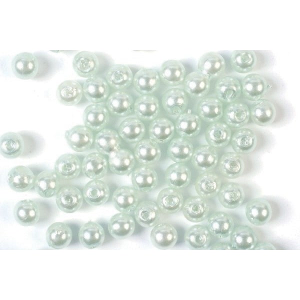 Plastpärlor 8mm 500g, Ljusgrön