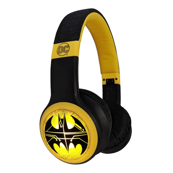 BATMAN Høretelefoner On-Ear Trådløse LED Batman Svart
