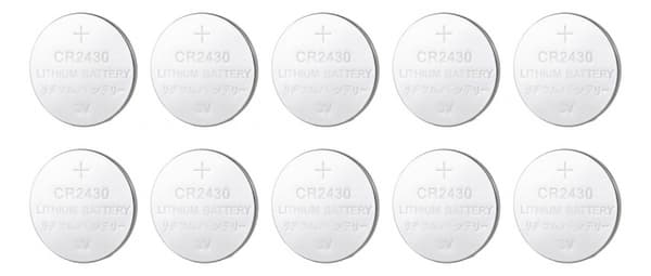 DELTACO Ultimate Lithium-batteri, 3V, CR2430-knappcell, 10-pack