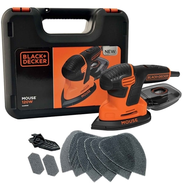 BLACK+DECKER Slipmus 120W inkl. tillbehör