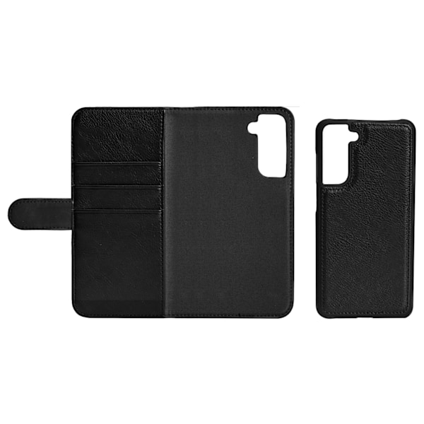 Essentials Samsung S20 FE PU wallet, detach, 3 cards, Black Svart