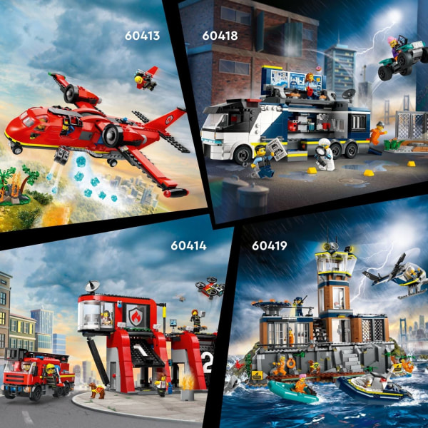 LEGO City Fire 60413  - Palokunnan pelastuslentokone