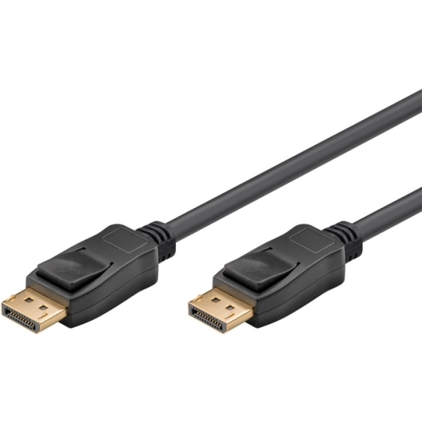 Goobay DisplayPort™-anslutningskabel 1.2 VESA, Guldpläterad Displayport™ plugg > Displayport™ plugg, 2 m