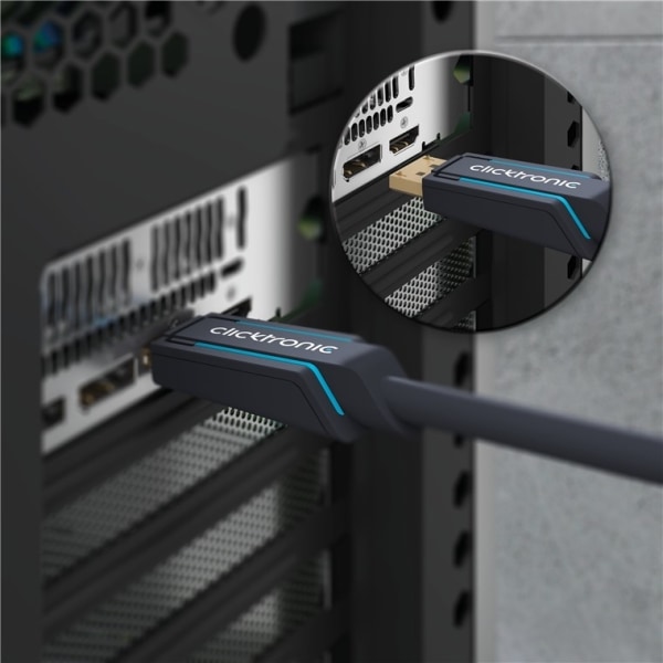 ClickTronic DisplayPort™-kabel Premiumkabel | 1x DisplayPort™-ko