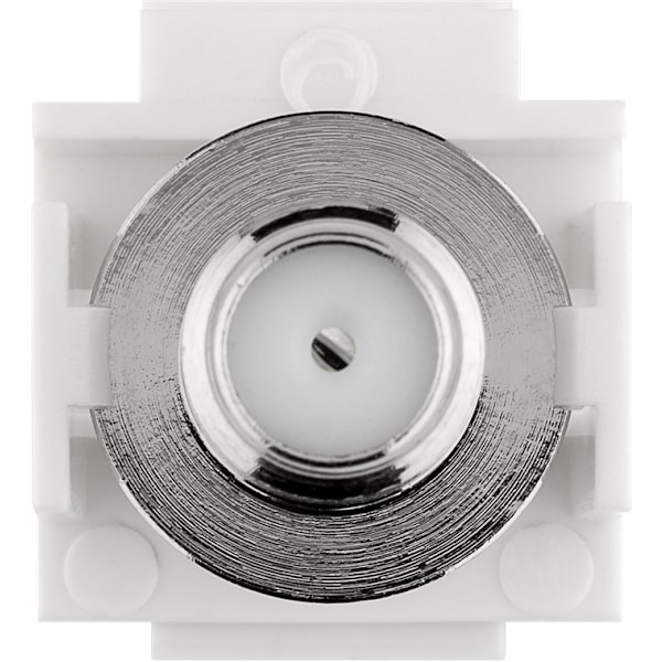 Goobay Keystone-modul SAT/antenne, planforsænket montering IEC / koaksial socket > F socket