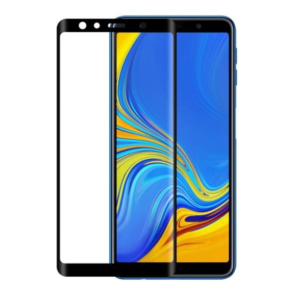 GEAR Härdat Glas 3D Full Cover Svart Samsung Galaxy A7 Transparent