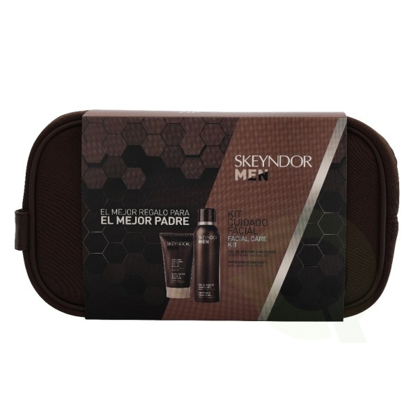 Skeyndor Men Facial Care Kit 200 ml Smoothing Shaving Gel 150ml/