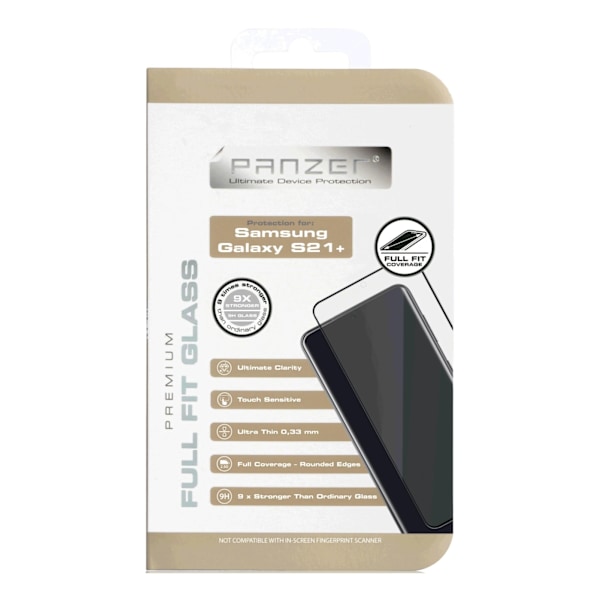 panzer Galaxy S21+ Full-fit -lasi Transparent