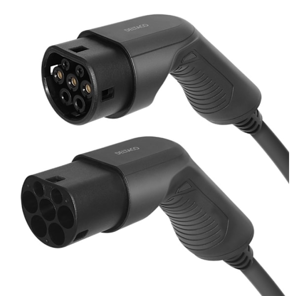 DELTACO e-Charge, cable type 2 - type 2, 3 phase, 32A, 5M