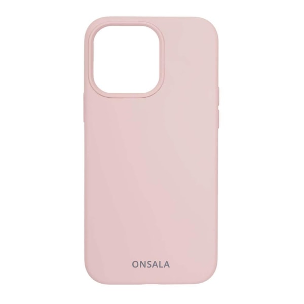 ONSALA Mobilcover Silikone Sand Pink - iPhone 13 Pro Rosa