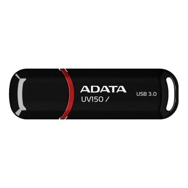 ADATA UV150 USB connector, 64GB, USB 3.0, black