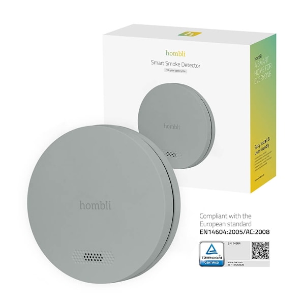 HOMBLI Smart Smoke Detector Grey