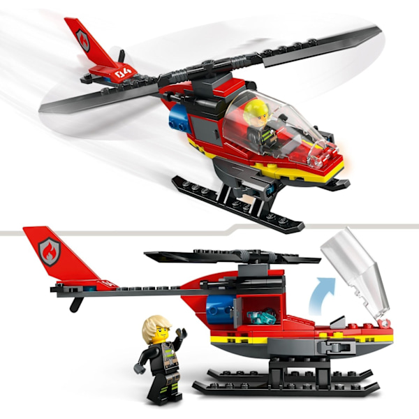 LEGO City Fire 60411  - Brandräddningshelikopter