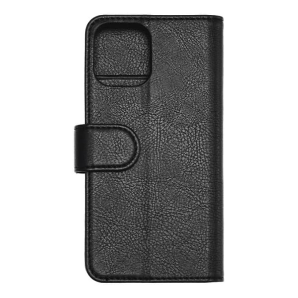 Essentials iPhone 11 Pro, Läder wallet 3 kort, svart Svart